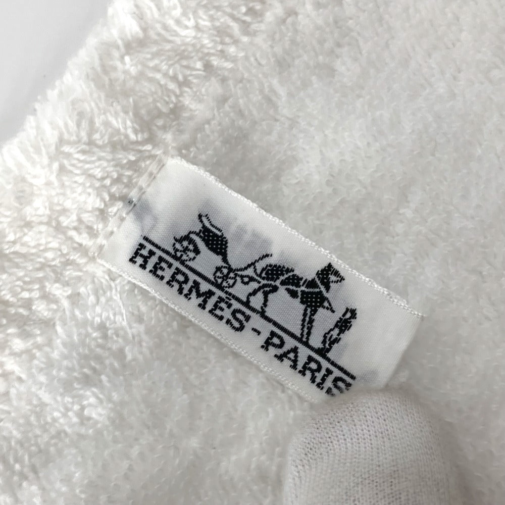 HERMES バスタオル インテリア ひざかけ ブランケット シマウマ デザイン ラップタオル 巻きタオル タオル コットン ユニセックス ホワイト