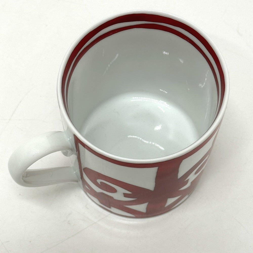 HERMES ガダルキヴィール No1 食器 テーブルウェア コップ マグカップ 陶器 ユニセックス ホワイト