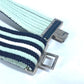 HERMES Hロゴ アクセサリー ボーダー ズボン用ベルト ベルト ゴム ユニセックス グリーン - brandshop-reference
