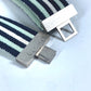 HERMES Hロゴ アクセサリー ボーダー ズボン用ベルト ベルト ゴム ユニセックス グリーン - brandshop-reference