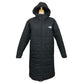 THE NORTH FACE Logo Quilted Apparel Outer Reversible Long Jacket Nylon Women's Black