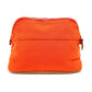 HERMES Bolide Mini Pouch, Cotton, Women's, Orange