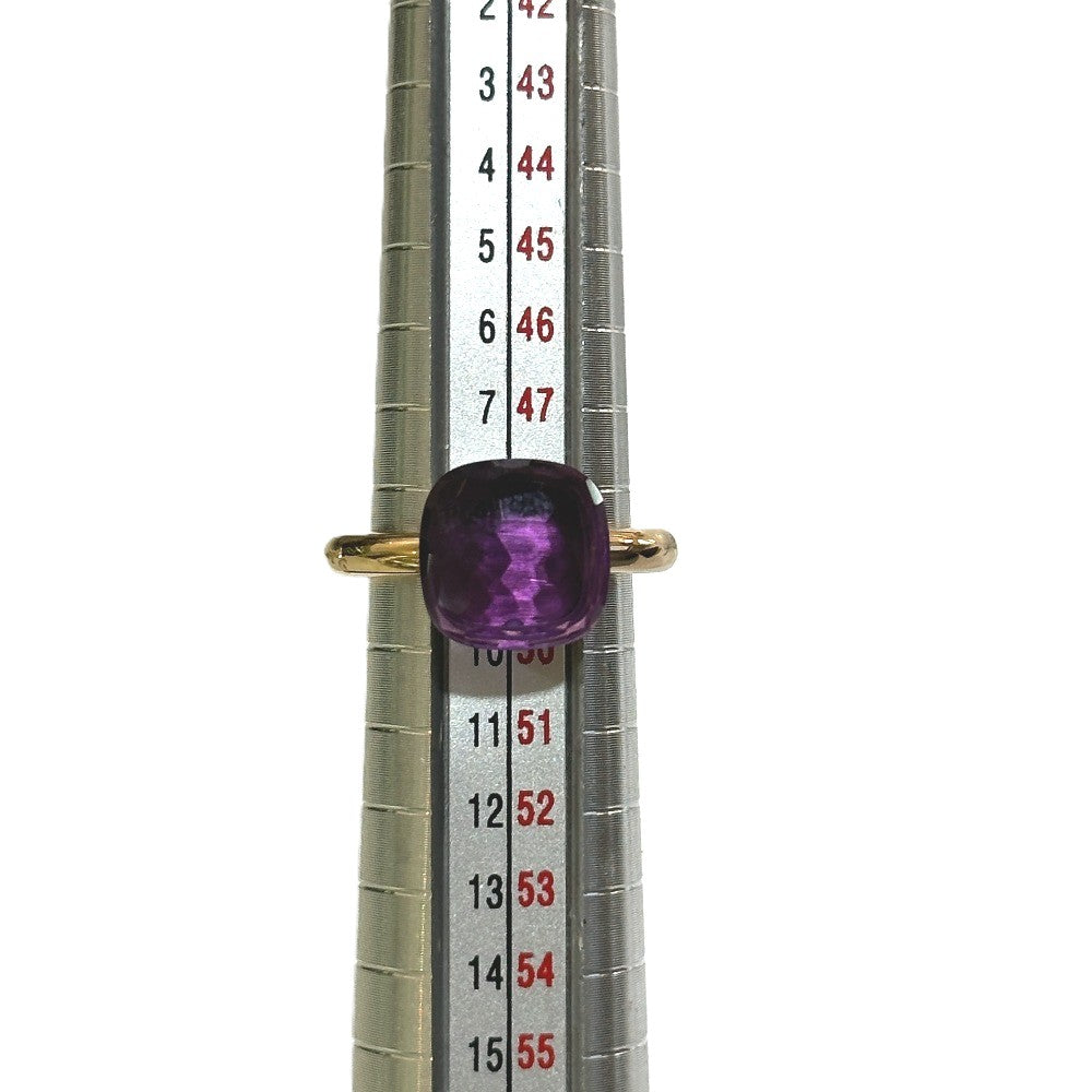 Pomellato Nudo Classic Amethyst Ring Finger Ring Accessory Ring K18YG Women's Gold