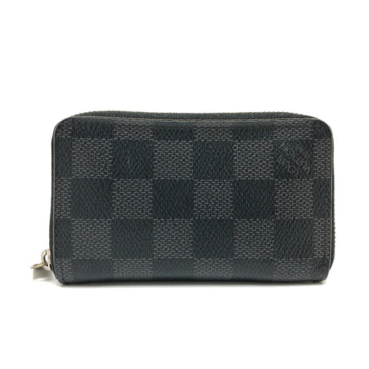 LOUIS VUITTON N63076 ダミエグラフィット ジッピーコインパース コインケース ダミエグラフィットキャンバス メンズ ブラック