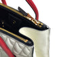 MIUMIU バイカー マテラッセ カバン ハンドバッグ ショルダーバッグ 斜め掛け ハンドバッグ ナッパレザー レディース ホワイト