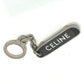 CELINE Skateboard Bag Charm Keychain Metal Men's Black