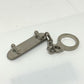 CELINE Skateboard Bag Charm Keychain Metal Men's Black