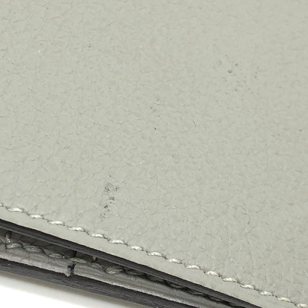 HERMES Dogon Long Wallet, Bifold, Silver Hardware, Togo, Women's, Grimette (Estimated), Gray