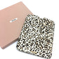MIUMIU 5ARE43 レオパード タブレットアクセサリー iPadケース ハラコ ユニセックス BIANCO ベージュ