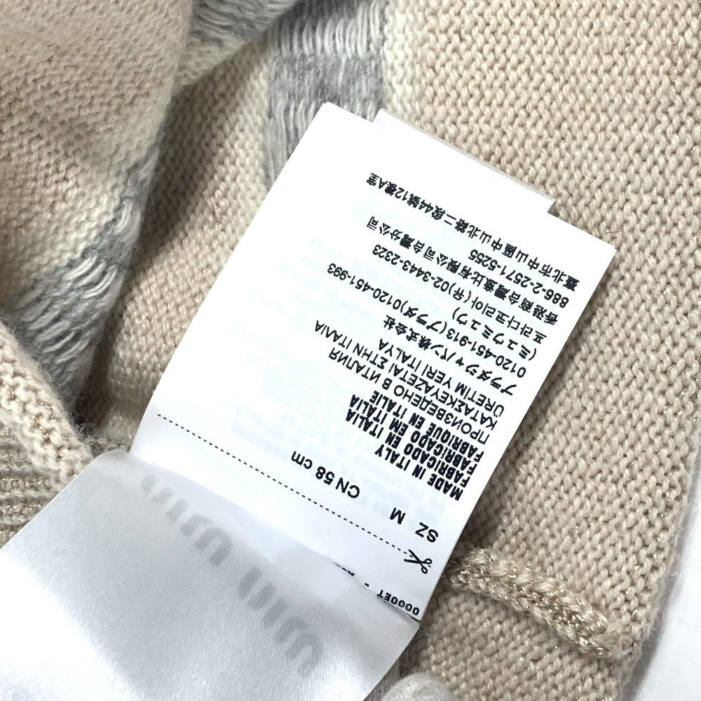 MIUMIU 5HC286 ロゴ ビーニー 帽子 ニット帽 ニットキャップ ニット帽 ウール/カシミヤ レディース ホワイト