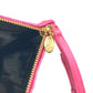 MIUMIU ロゴ カバン ストラップ付 ポーチ クラッチバッグ レーヨン レディース ピンク