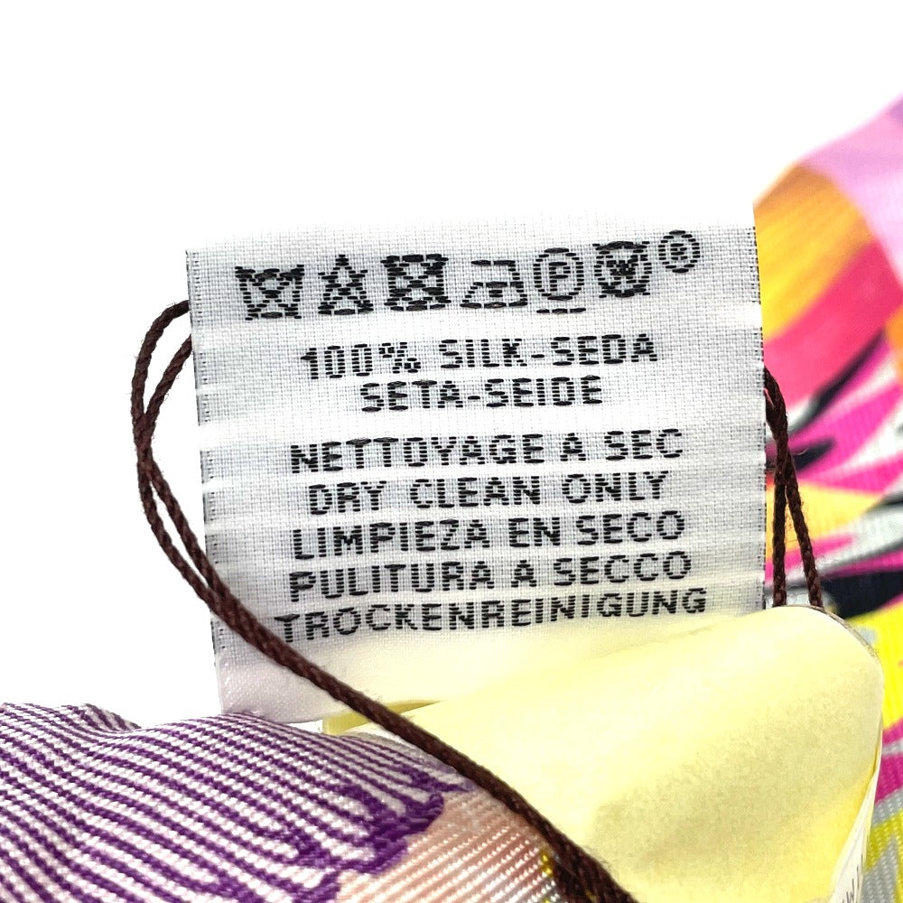 HERMES 2022 Limited Edition Kyoto Marble Twilly Bag Accessory Scarf 100% Silk Women's Multicolor