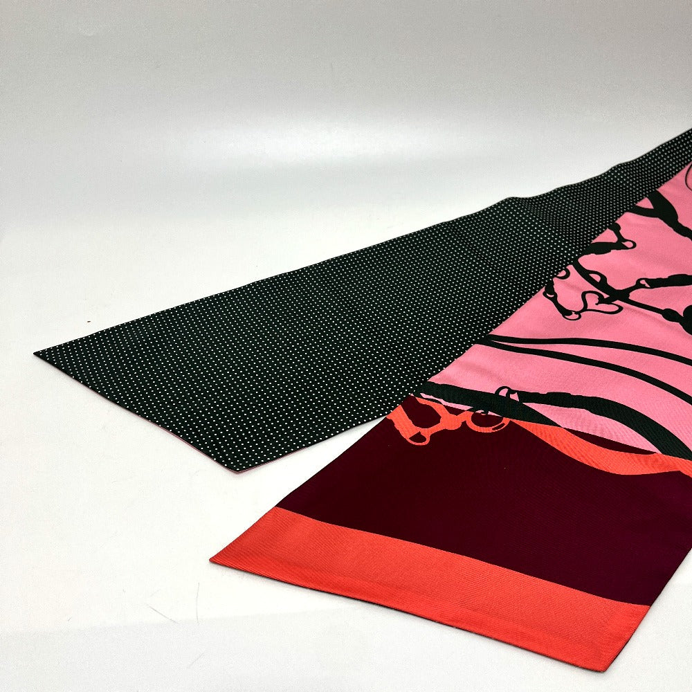 HERMES FESTIVAK DES AMAZON Maxi Twilly Bandeau Scarf, Silk, Women's, Multicolor