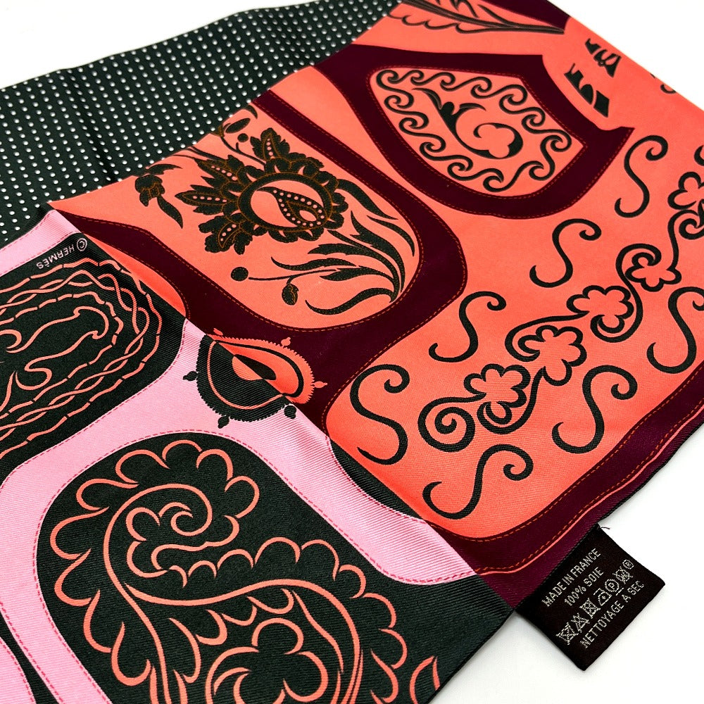 HERMES FESTIVAK DES AMAZON Maxi Twilly Bandeau Scarf, Silk, Women's, Multicolor