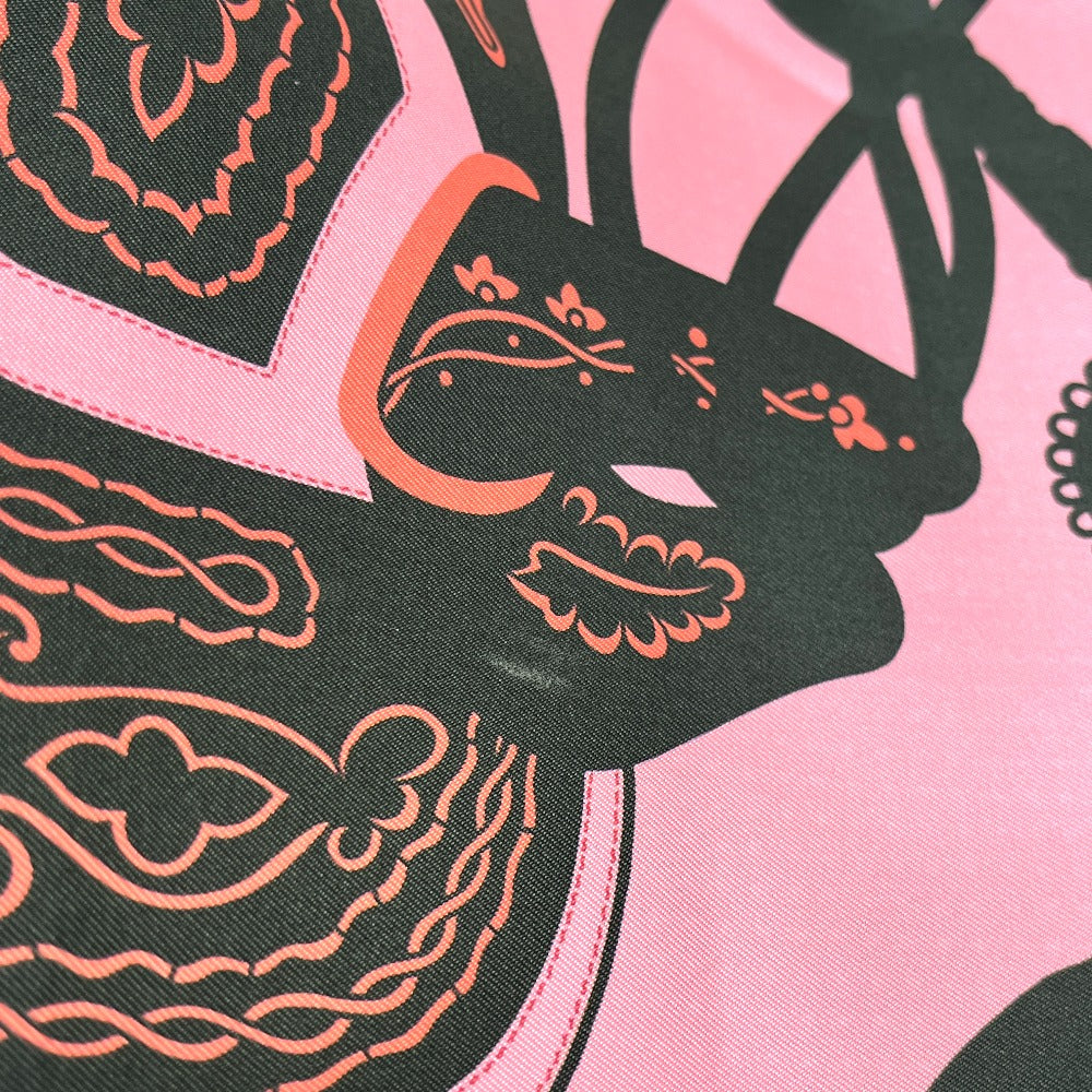 HERMES FESTIVAK DES AMAZON Maxi Twilly Bandeau Scarf, Silk, Women's, Multicolor