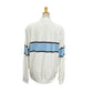 Supreme Snap Henley Long Sleeve Velour Snap Henley Tops and Other Velour Men's White