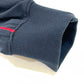 Supreme 17AW Multicolor Piping Pique Crewneck Long Sleeve Top, Cotton, Men's, Navy