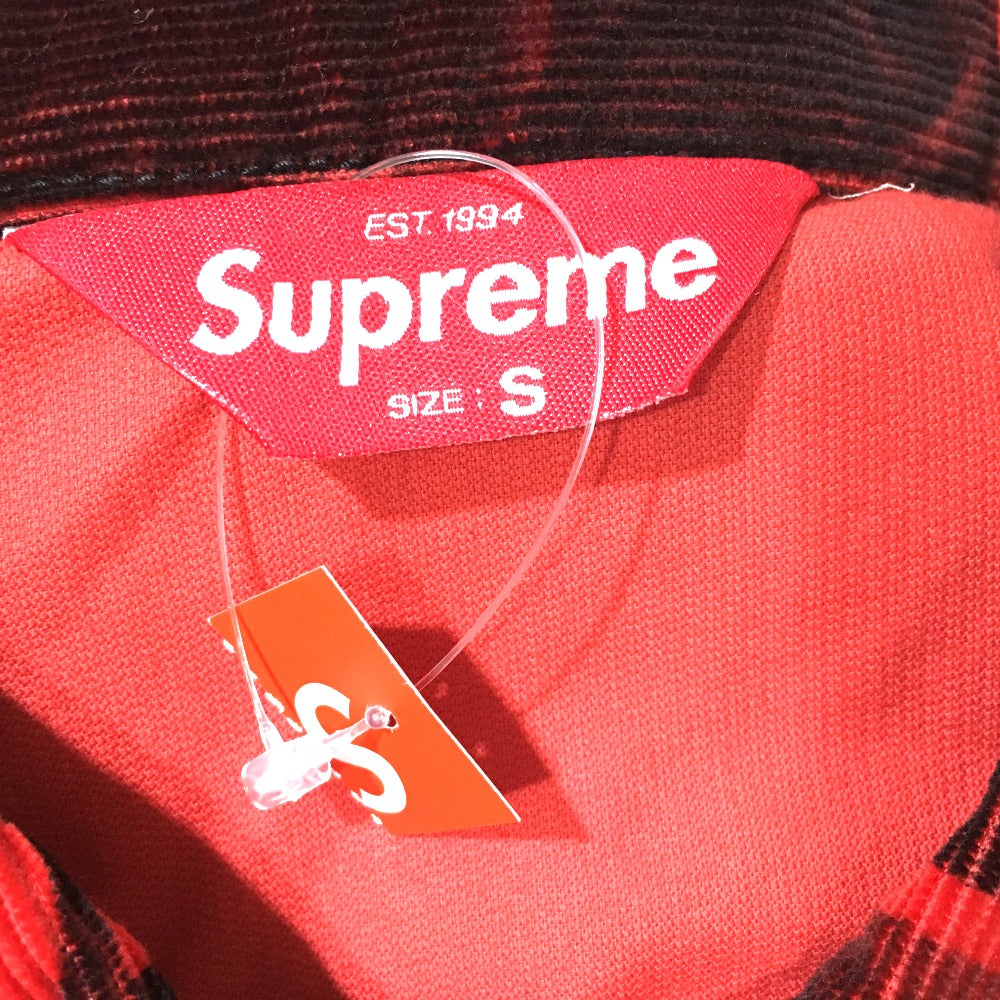 Supreme Vibrations Corduroy Trucker Jacket, Women's Cotton, Red