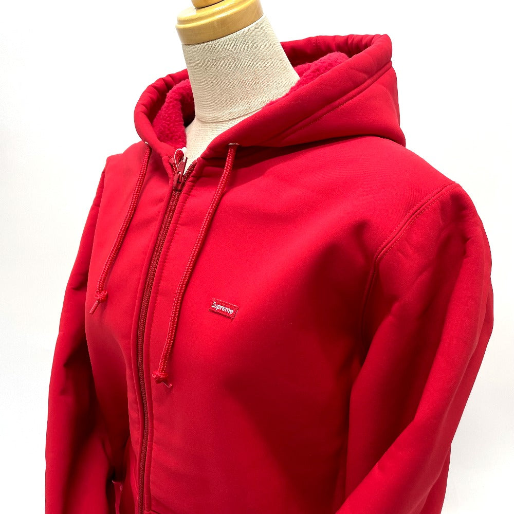 Supreme WINDSTOPPER Zip-Up Hooded Sweatshirt, Polyester, Unisex, Red