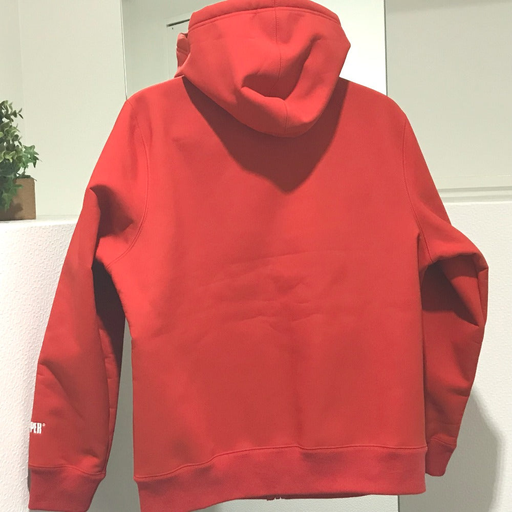 Supreme WINDSTOPPER Zip-Up Hooded Sweatshirt, Polyester, Unisex, Red