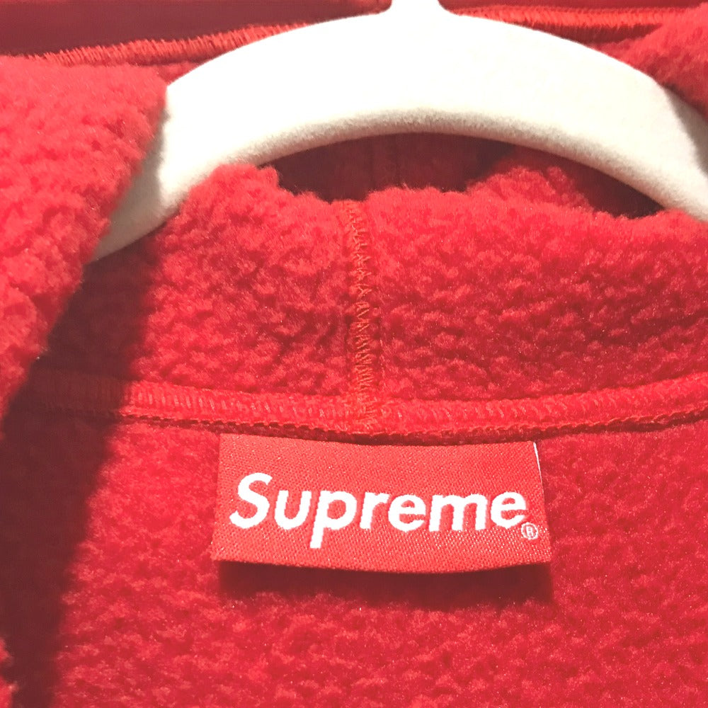 Supreme WINDSTOPPER Zip-Up Hooded Sweatshirt, Polyester, Unisex, Red