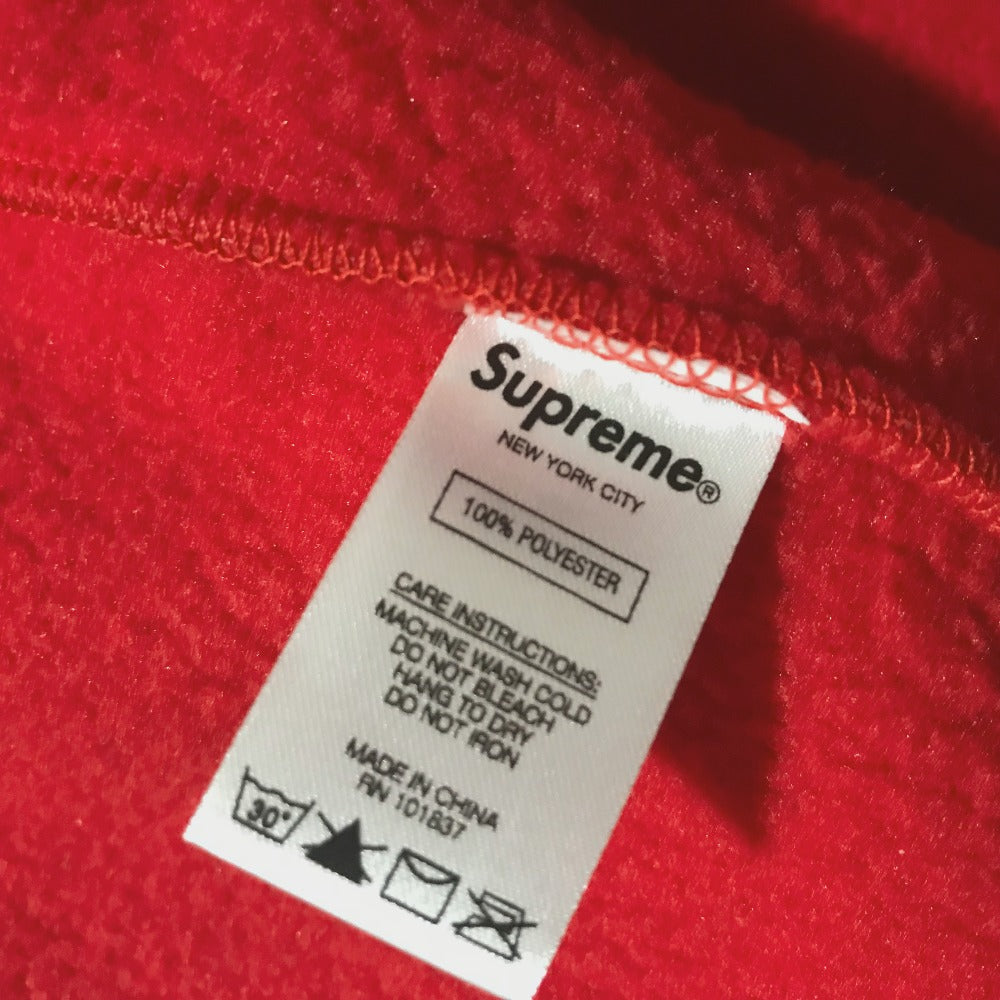 Supreme WINDSTOPPER Zip-Up Hooded Sweatshirt, Polyester, Unisex, Red