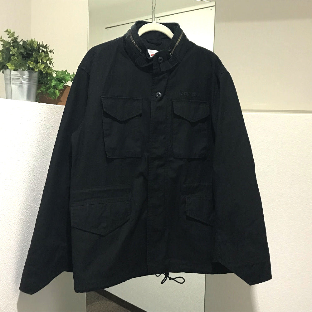 Supreme The Killer M-65 Jacket, 18AW, Men's Cotton Military Jacket, Black