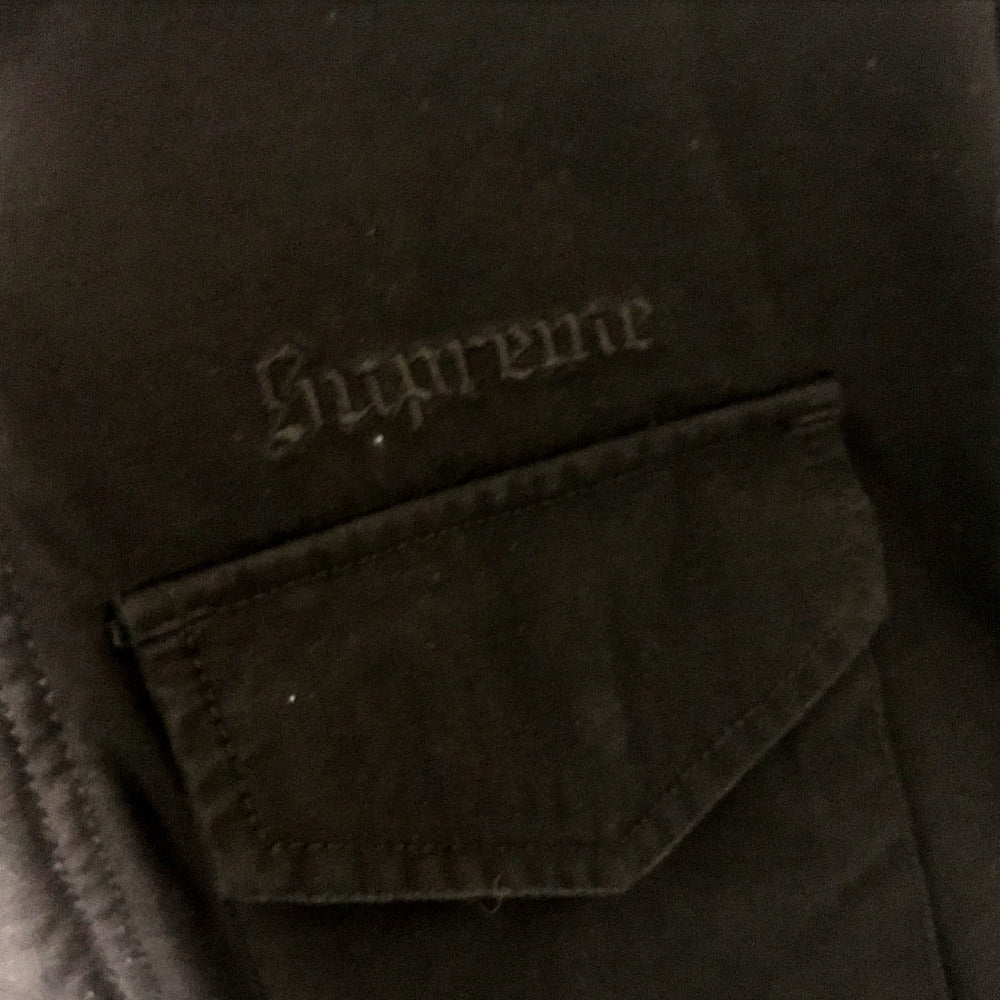 Supreme The Killer M-65 Jacket, 18AW, Men's Cotton Military Jacket, Black