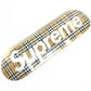 Supreme x Burberry Collaboration Beige Skateboard Deck, 2022 Spring/Summer Collection, Wooden Skateboard, Unisex, Beige