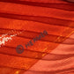 HERMES Pleated Scarf, Pleated Carré, "Smiles in the Third Millenary," Silk, Orange, Women's