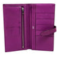 HERMES Bearn soufflet gusseted long wallet by Epson, women's, cyclamen, purple