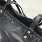 mastermind JAPAN Skull Bag, Shoulder Bag, Tote Bag, Leather, Unisex, Black