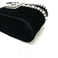 ROGER VIVIER RBWANMH70000LU クリスタル フェイクパール ヴァニティ カバン マイクロ 2WAY バッグ 斜め掛け ハンドバッグ ベルベット レディース ブラック