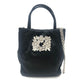 ROGER VIVIER RBWANVK0000RS0B999 クリスタル ドレープポケットブーケ ストラスマイクロ 2WAYバック ハンドバック カバン ハンドバッグ サテン レディース ブラック