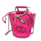 ROGER VIVIER ファニーラブ 2WAY カバン チェーン ショルダーバッグ ハンドバッグ スエード レディース ピンク