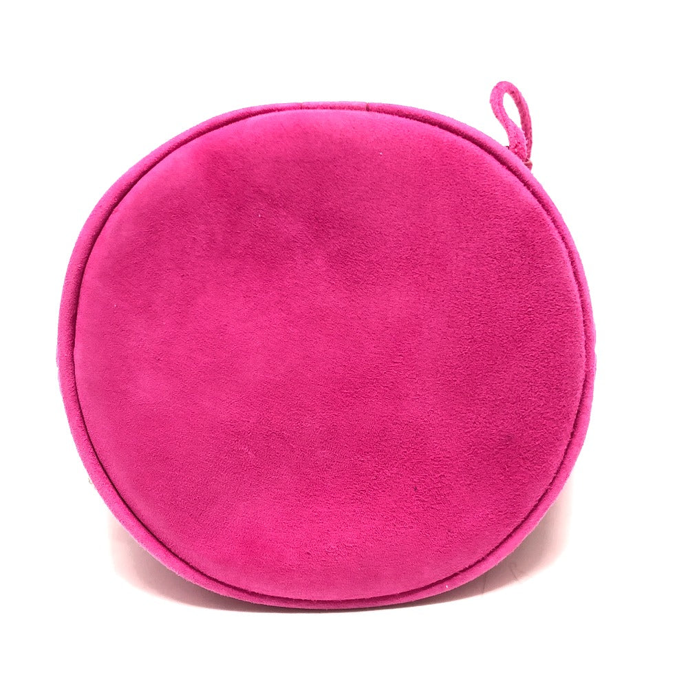 ROGER VIVIER ファニーラブ 2WAY カバン チェーン ショルダーバッグ ハンドバッグ スエード レディース ピンク