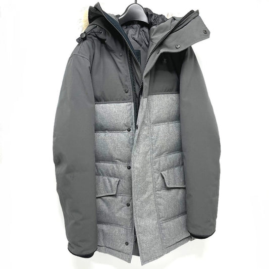 CANADA GOOSE 2581M クラレンスコート CLARENCECOAT フード ファー ダウンジャケット ダウン メンズ グレー