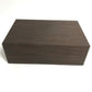 HERMES 2-piece pair watch case, watch case, accessory case, men's, brown wood