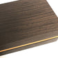 HERMES 2-piece pair watch case, watch case, accessory case, men's, brown wood