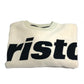 Bristol FCRB-222045 FCReal Bristol Boa Fleece Big Logo Crewneck Top, Men's, Off-White, Polyester