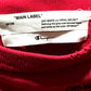 OFF-WHITE OMBA021S188750502010 トレーナー 2018SS チャンピオン コラボ クルーネック アパレル スウェットシャツ スウェット コットン メンズ レッド レッド×ブラック