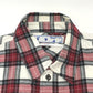 OFF-WHITE Men's Red Long Sleeve Spray Check Button-Down Cotton Shirt