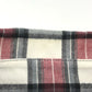 OFF-WHITE Men's Red Long Sleeve Spray Check Button-Down Cotton Shirt