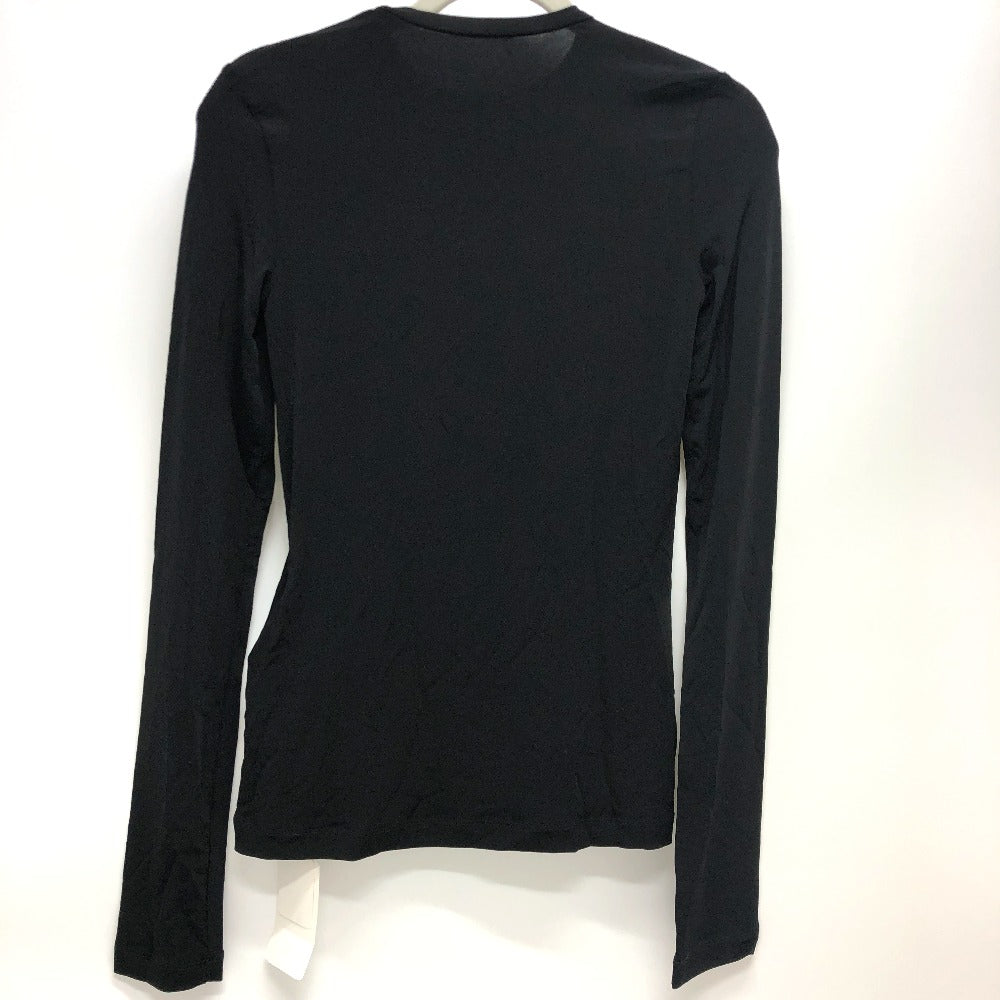 OFF-WHITE OWAE23-RTW0098 Off-White ロゴ シームレスシャツ 長袖 ロングTシャツ アパレル ロングＴシャツ レーヨン メンズ ブラック