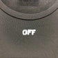 OFF-WHITE OWAE23-RTW0098 Off-White ロゴ シームレスシャツ 長袖 ロングTシャツ アパレル ロングＴシャツ レーヨン メンズ ブラック