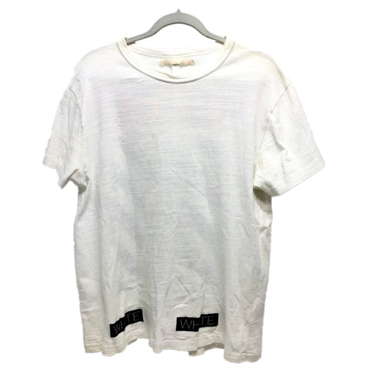 OFF-WHITE アパレル トップス 半袖 Tシャツ バックプリント アローロゴ 半袖Ｔシャツ コットン メンズ ホワイト - brandshop-reference