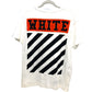 OFF-WHITE アパレル トップス 半袖 Tシャツ バックプリント アローロゴ 半袖Ｔシャツ コットン メンズ ホワイト - brandshop-reference