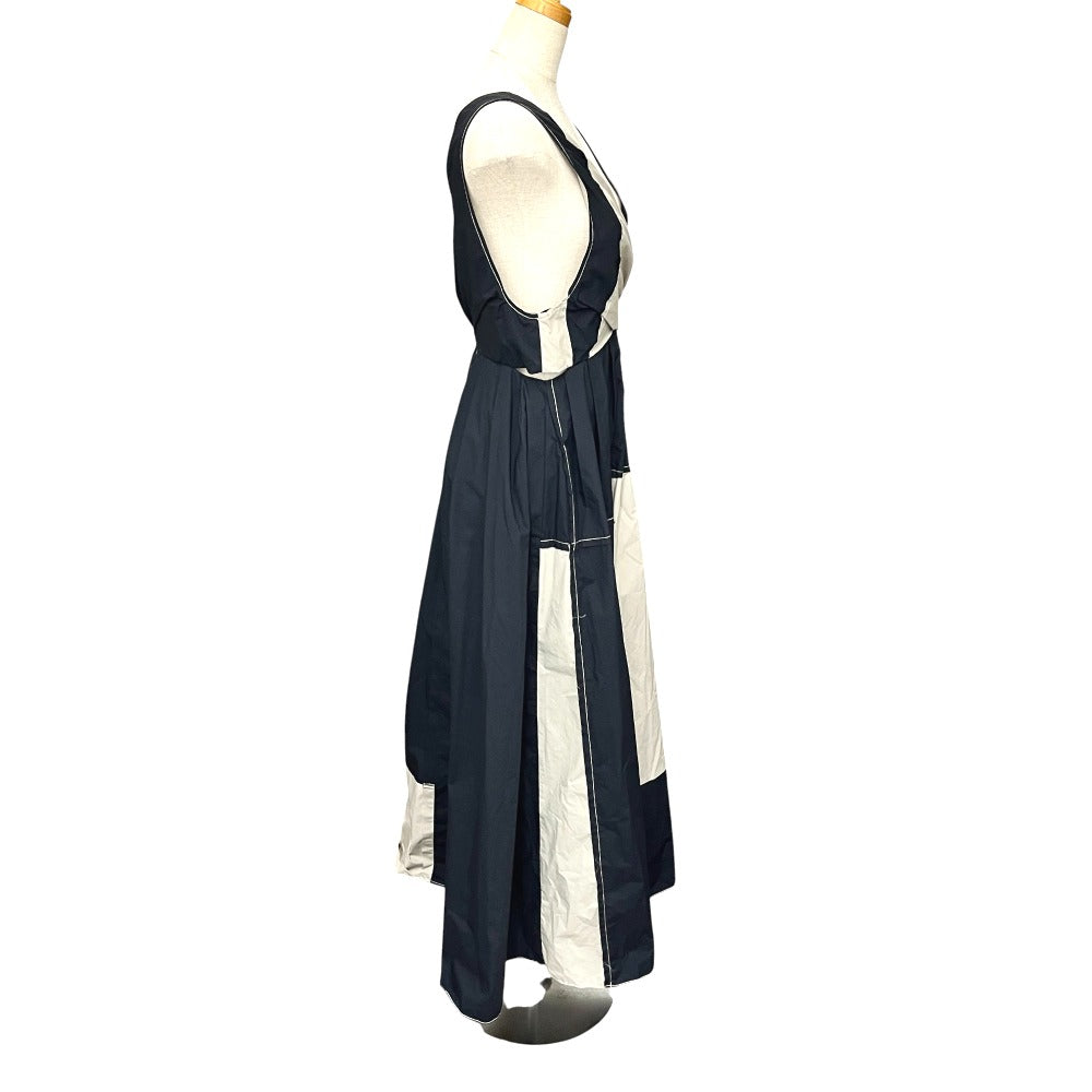 IRENE 23S85004 Color Block Maxi Dress, Two-Tone Skirt, Apparel, Dress, Cotton, Women's, Brown