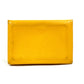 HERMES Calvi Business Card Case Leather Accessory Pass Case Card Case Epson Women's Yellow