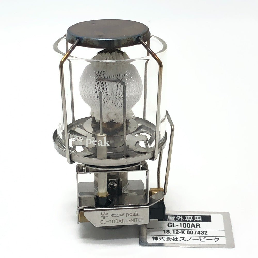 Snow Peak GL-100AR Snow Peak GigaPower Lantern Ten Auto Gas Lantern Goods Stainless Unisex Gray